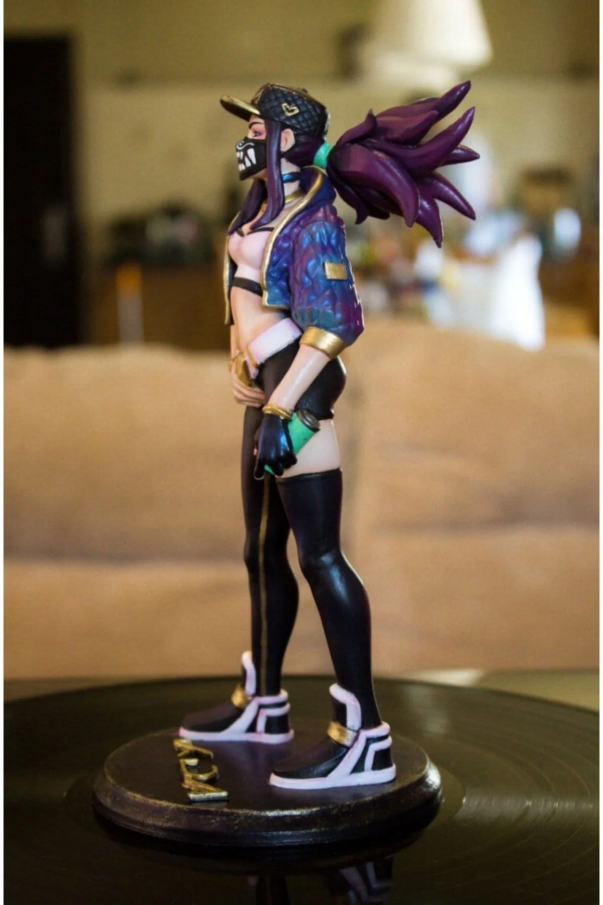 Kda Akali Boyalı Figür 20 Cm (büyük Boy)