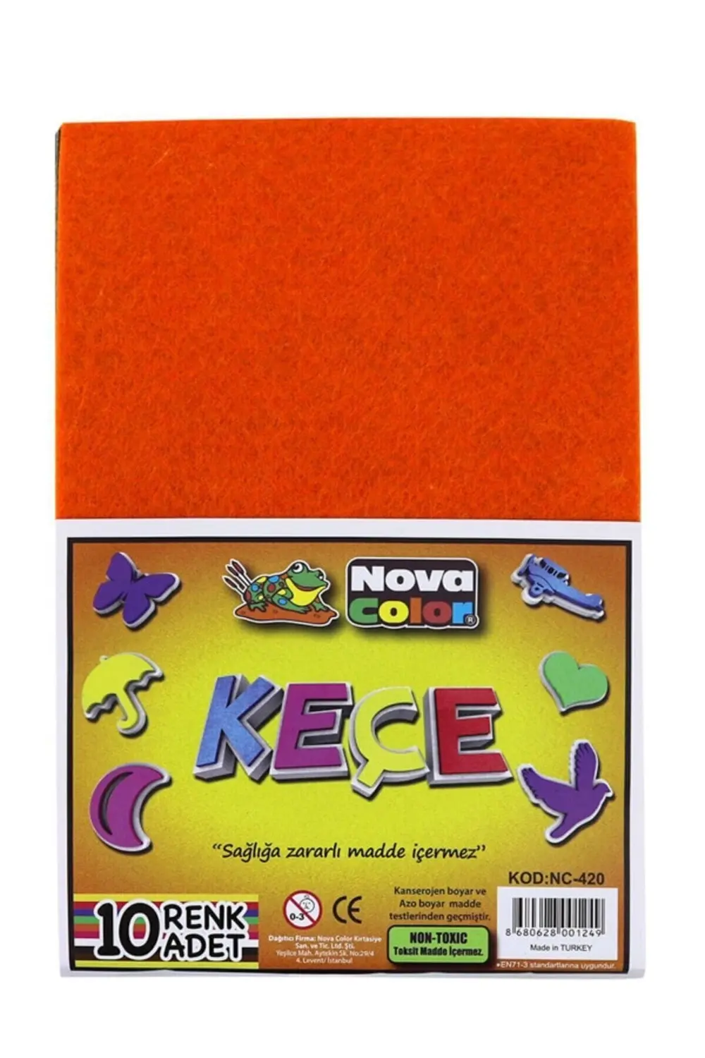 Keçe 10lu Set 20 X 30 Cm