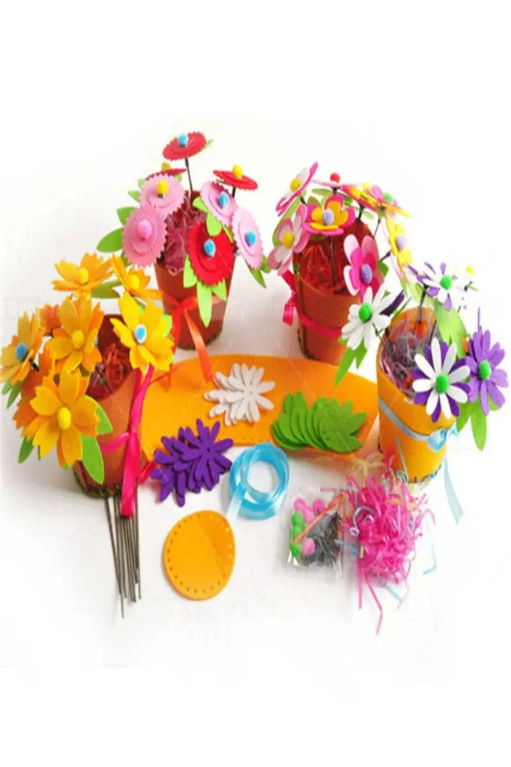 Keçe A4 Renkli Keçe Karışık 10'lu 1 Paket 10 Adet