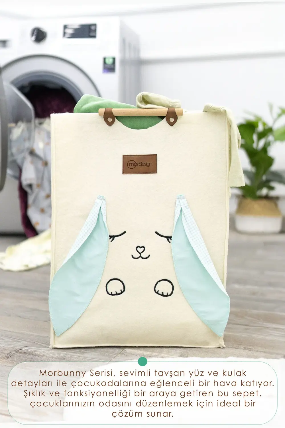 Keçe Çocuk Oyuncak/Kirli Çamaşır Depolama Sepeti, Çok Amaçlı Sakl
