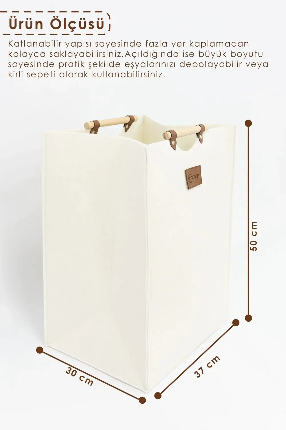 Keçe Çocuk Oyuncak/Kirli Çamaşır Depolama Sepeti, Çok Amaçlı Sakl