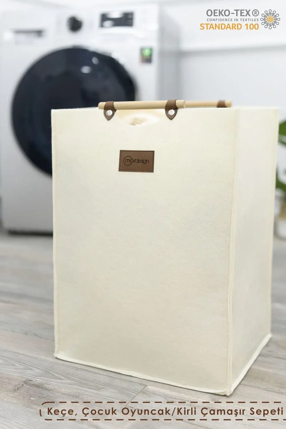 Keçe Çocuk Oyuncak/Kirli Çamaşır Depolama Sepeti, Çok Amaçlı Sakl