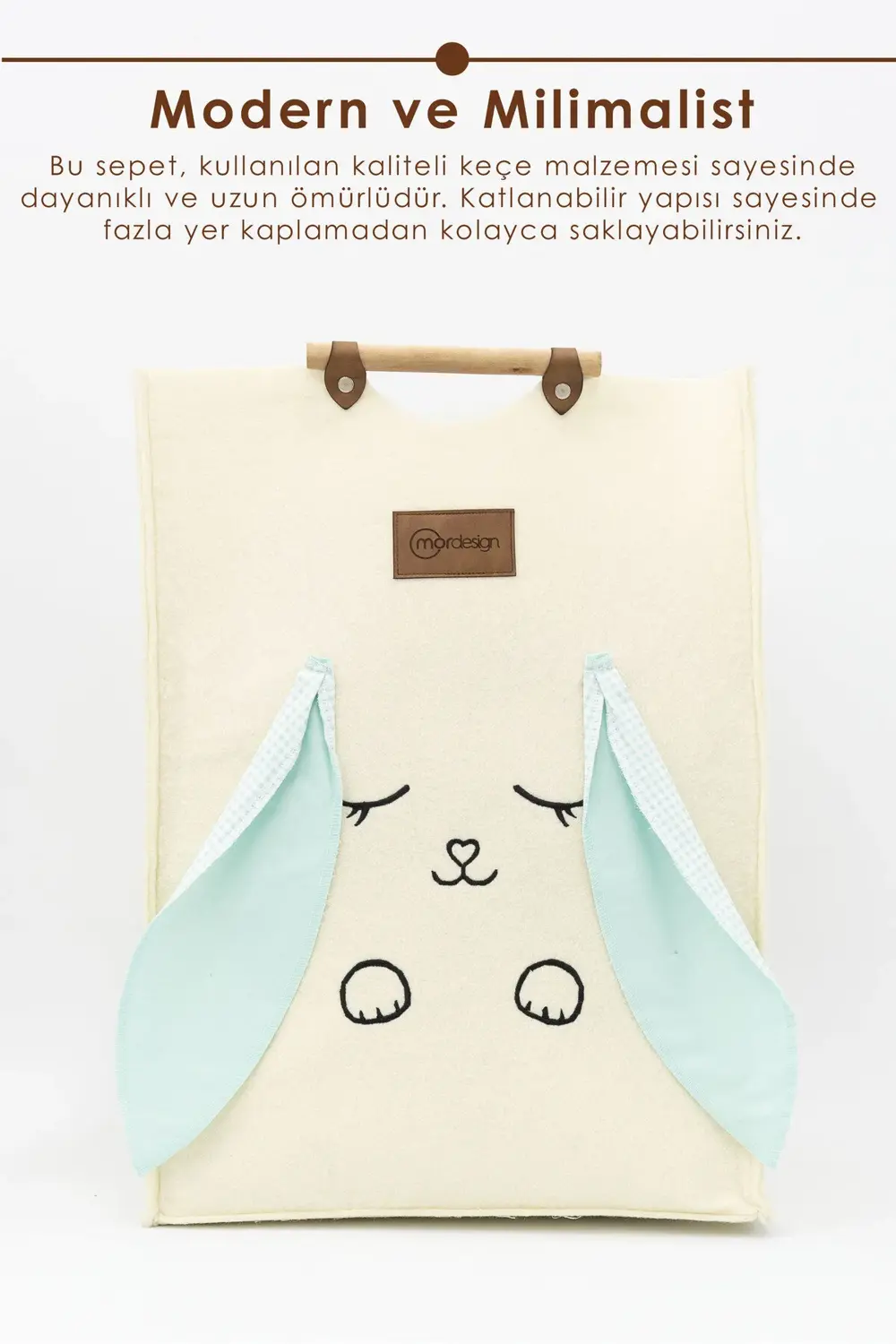 Keçe Çocuk Oyuncak/Kirli Çamaşır Depolama Sepeti, Çok Amaçlı Sakl