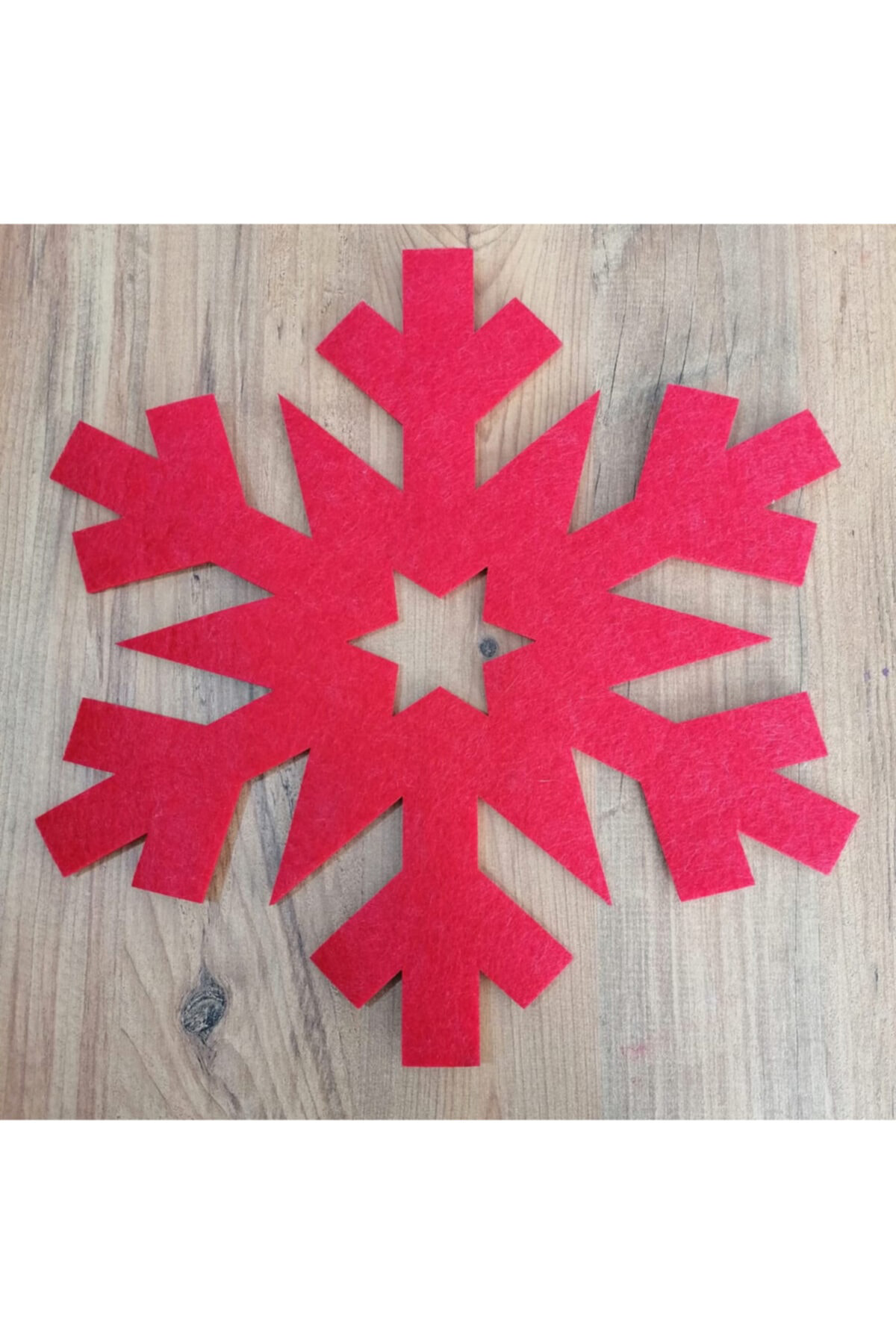 Leylaser Keçe Yilbaşi Temali Amerikan Servisi 2 Li 35X35 Cm Kirmizi Keçe Y