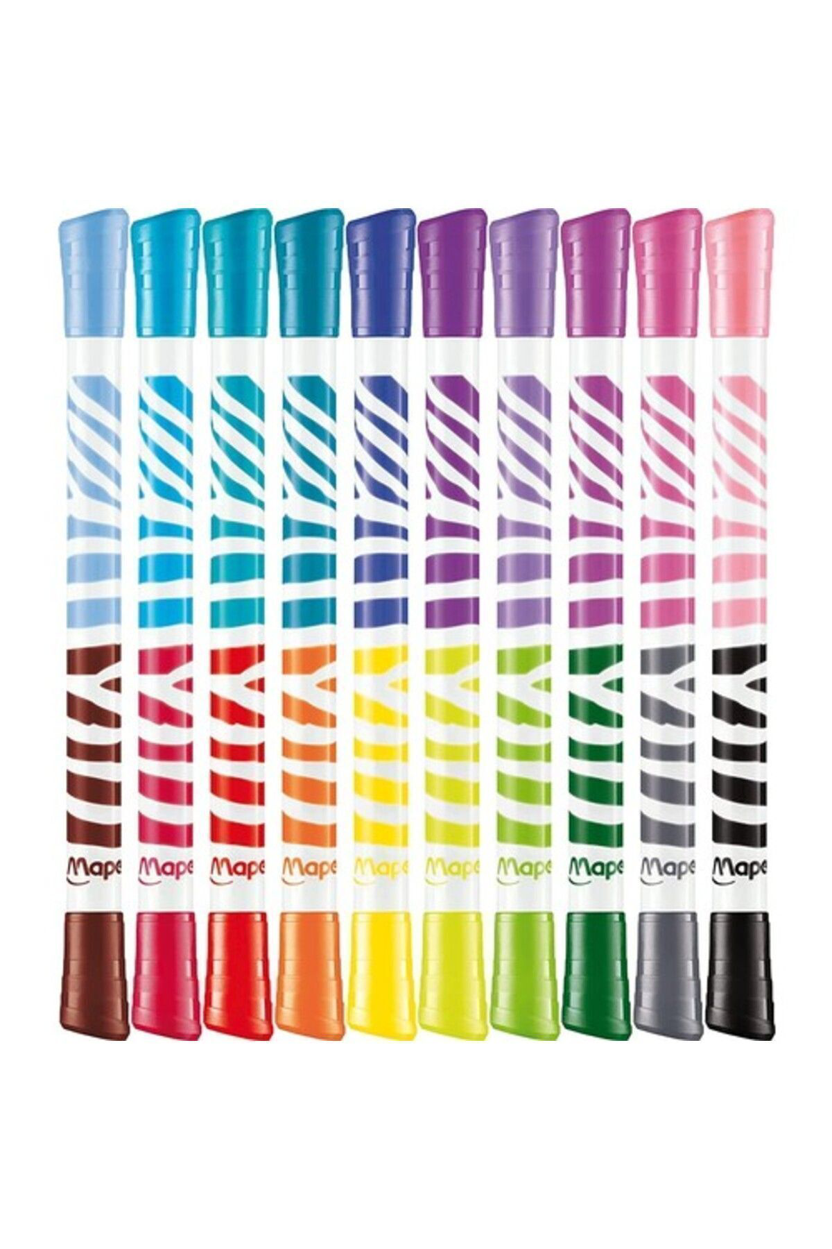 Keçeli Boya Kalemi Duo Tip 10 Lu 20 Renk 847010