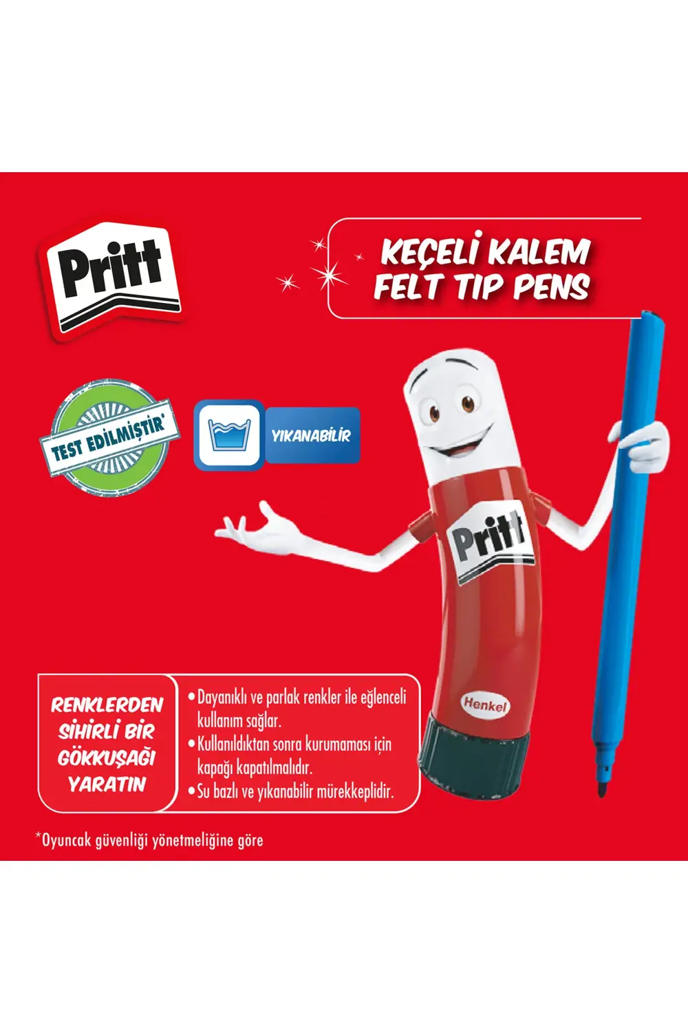 Keçeli Boya Kalemi 24 Renk