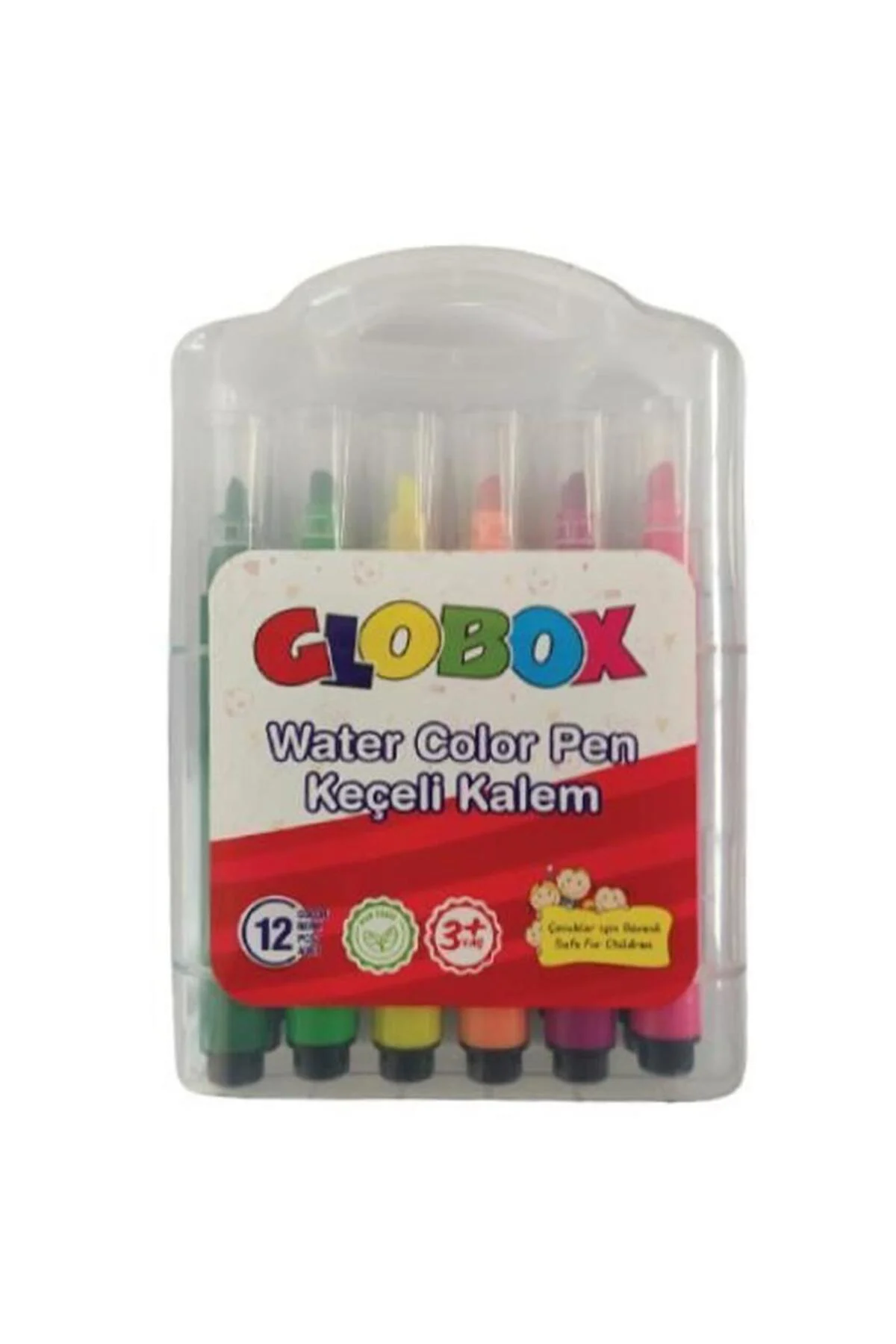 Keçeli Kalem 12 Li Plastik Kutu 3382 / Globox