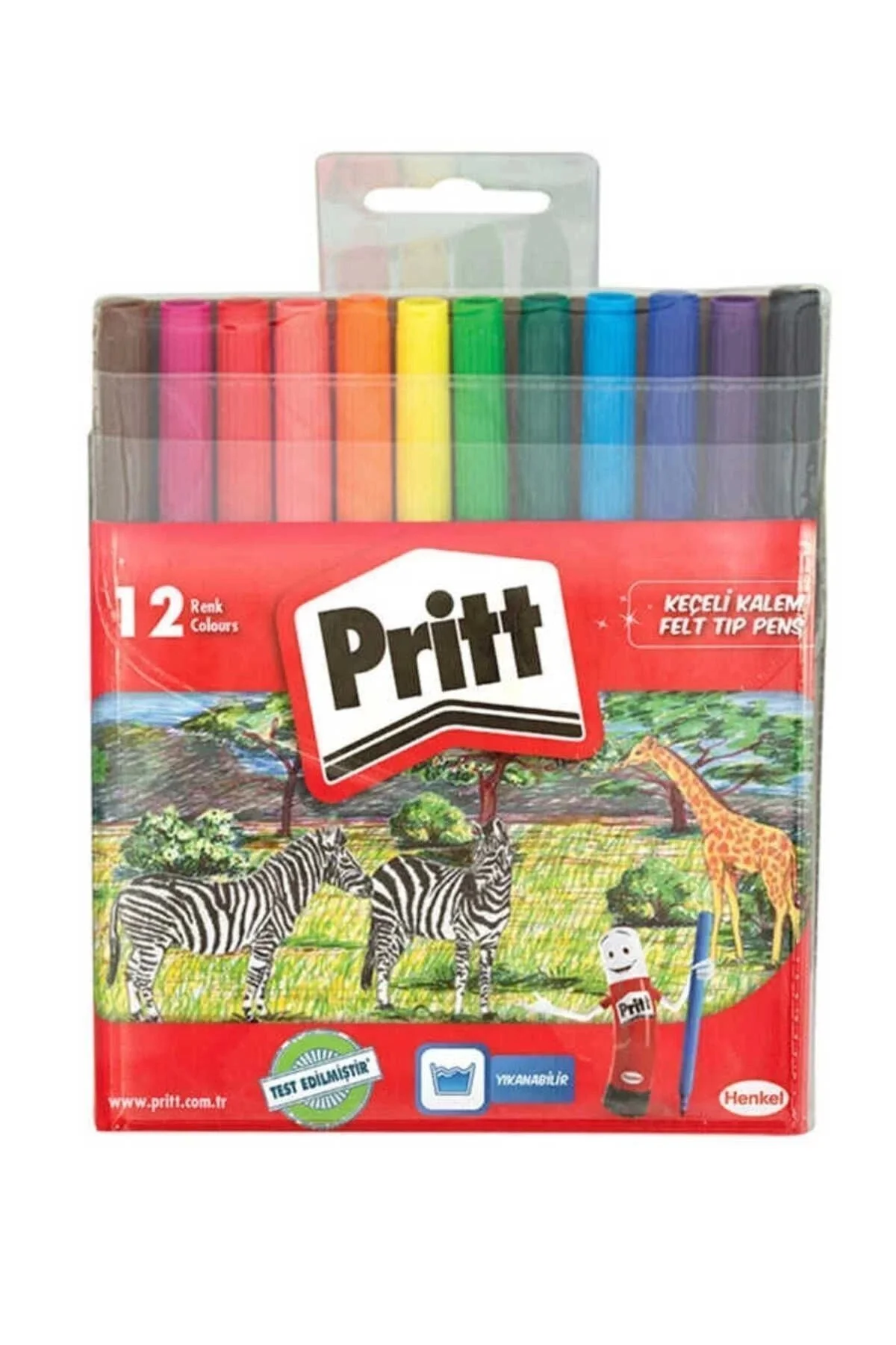 Keçeli Kalem 12li Poşet