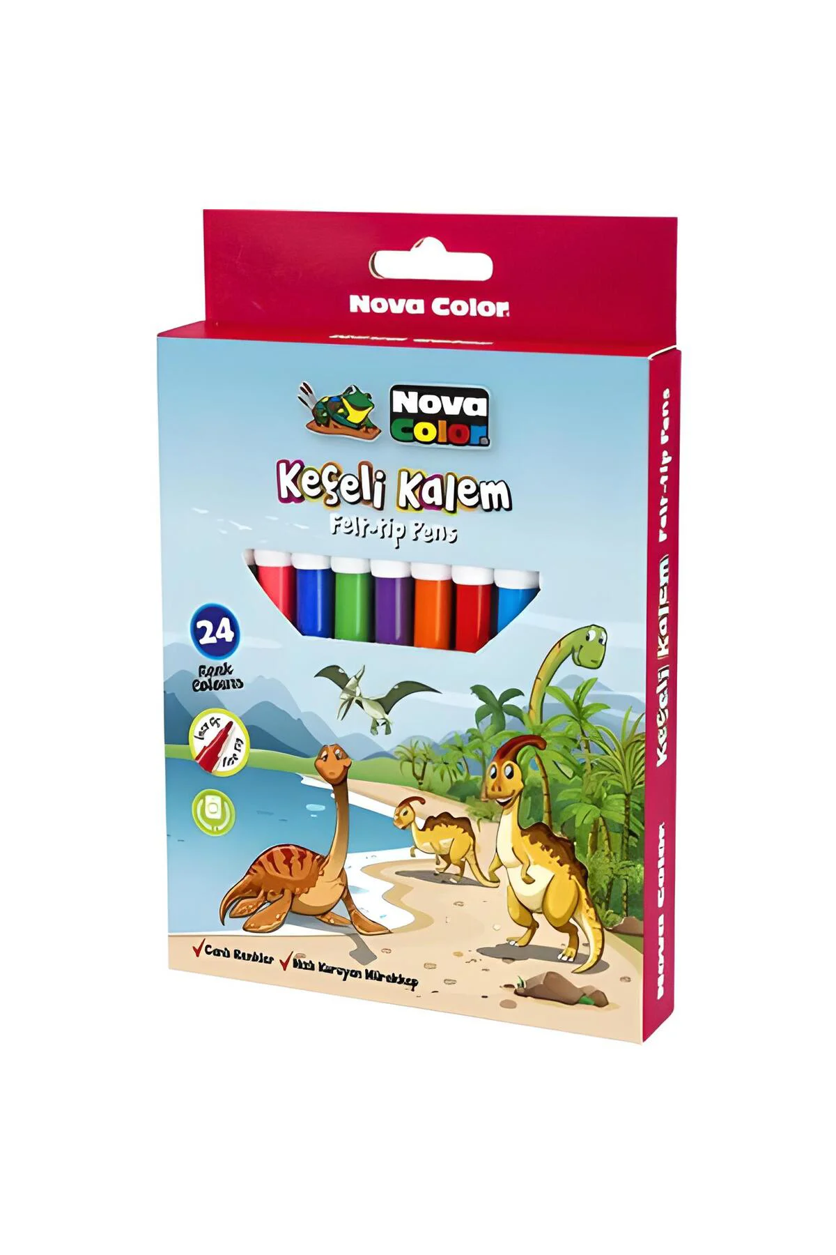 KEÇELİ KALEM 24 RENK SET