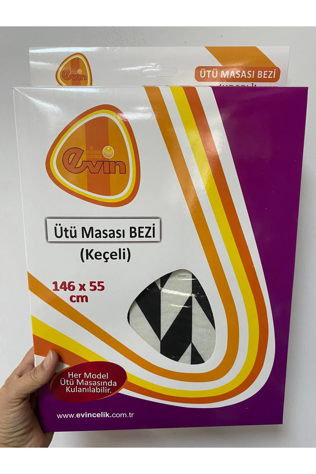 Keçeli Ütü Masası Kılıfı Isıya Dayanıklı %100 Pamuk Kumaş 146x55cm Keçeli Ütü Masası Kılıfı Isıya Dayanıklı %100 Pamuk Kumaş 146x55cm
