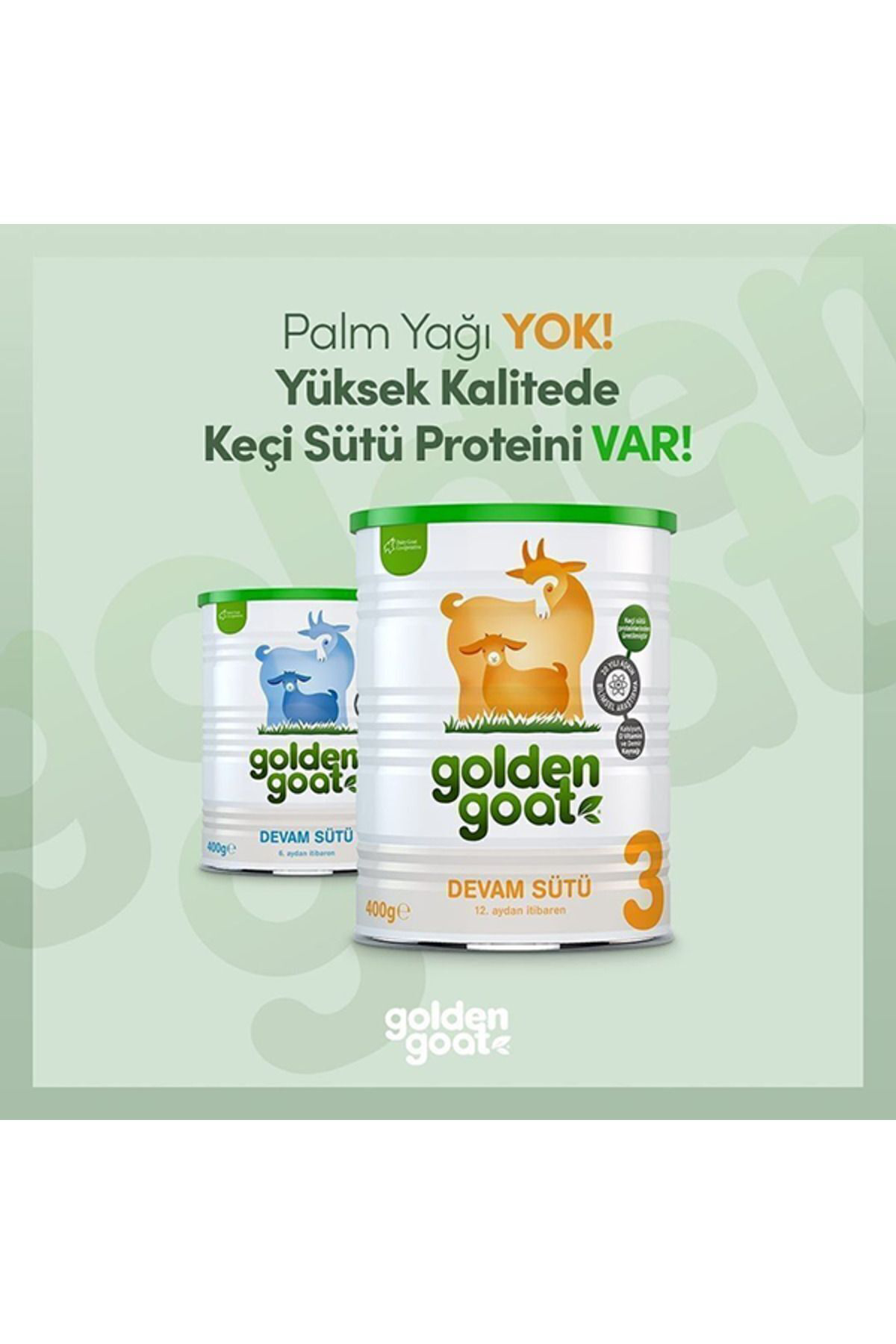 Golden Goat Keçi Bebek Sütü 1 Numara 400 Gr 6'Li Paket