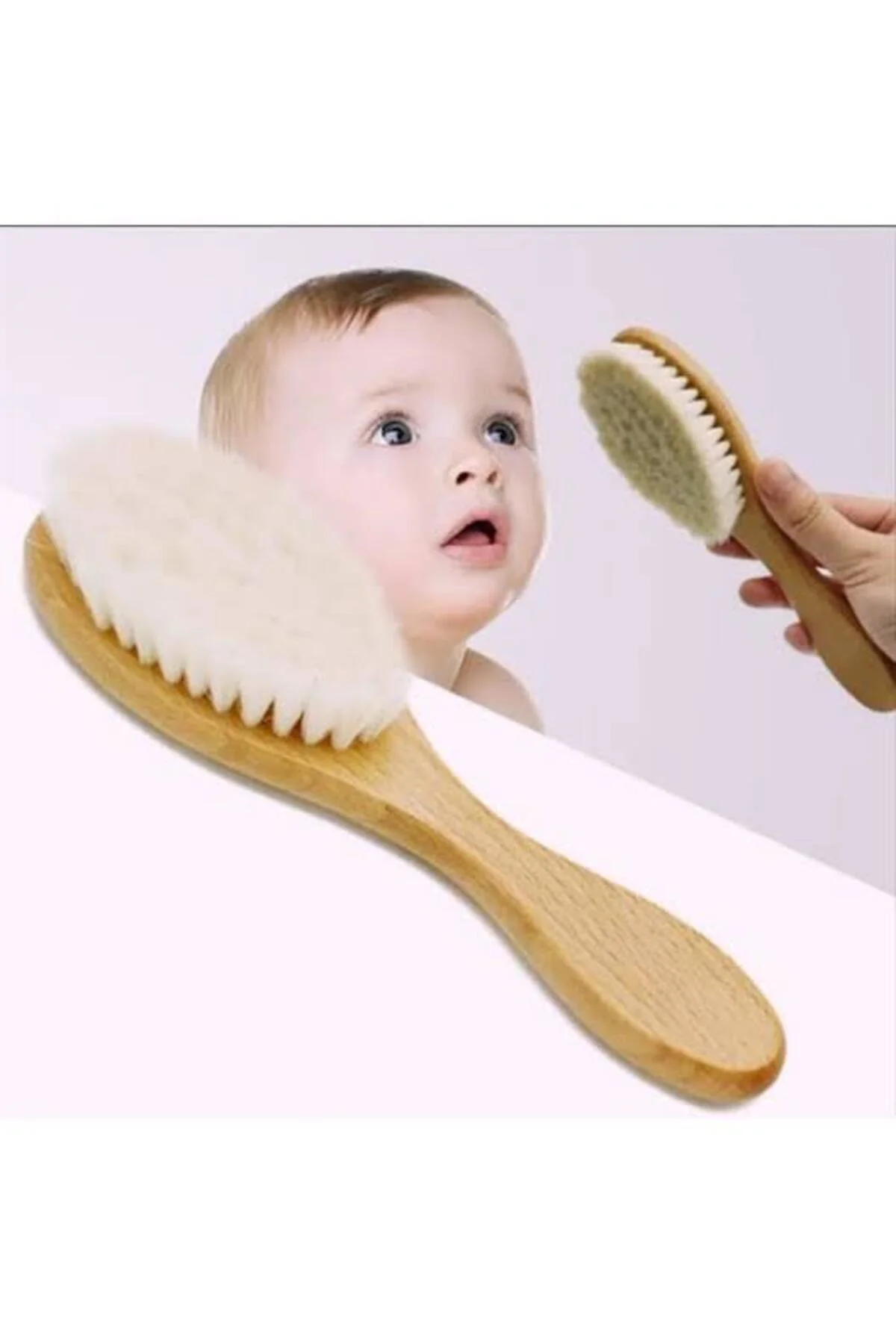 Keçi Kılı Organik Bebek Banyo Tarağı