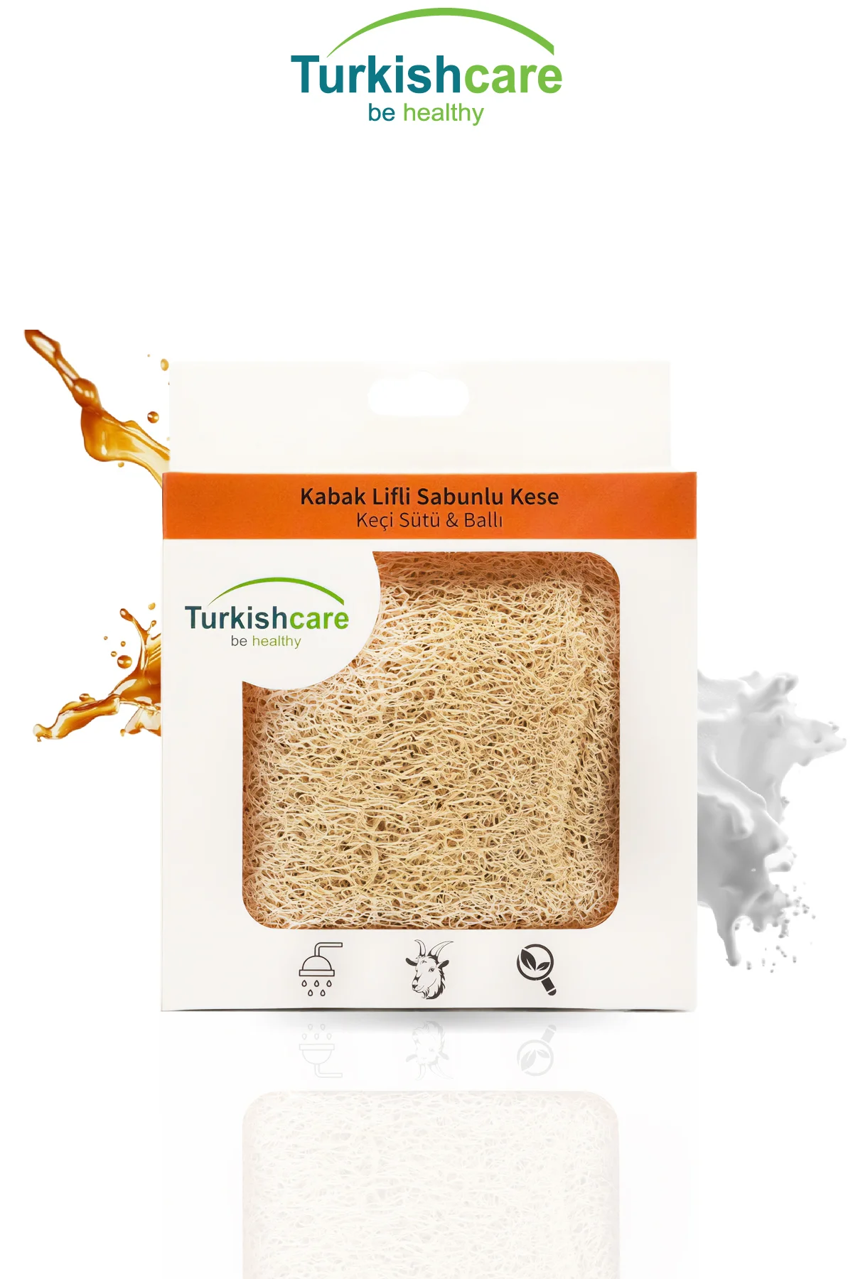 Keçi Sütlü Ballı Keseli Sabun