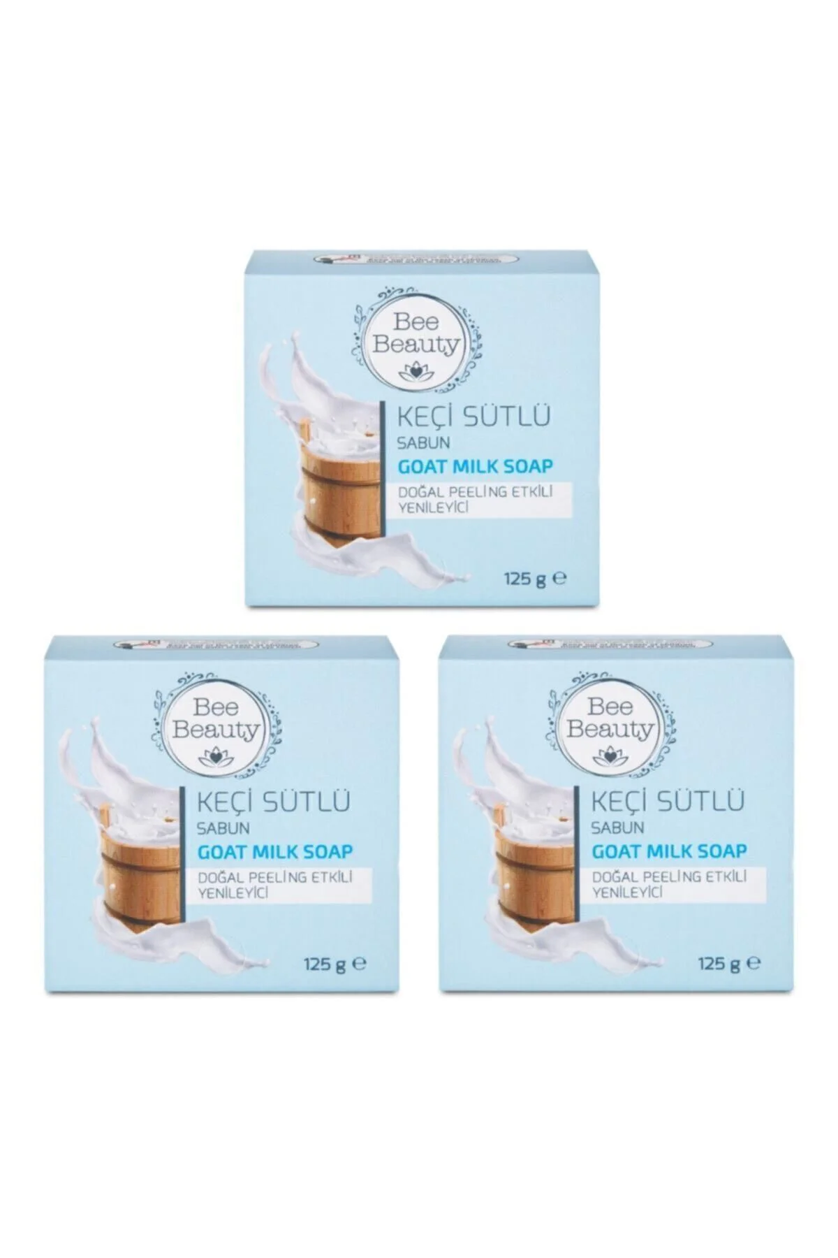 Keçi Sütlü Katı Sabun 125 Gr X3 Keçi Sütlü Katı Sabun 125 Gr X3