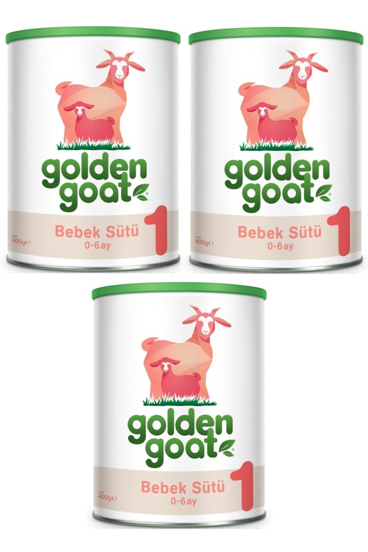 Golden Goat Keçi Sütü Bazli Bebek Sütü 400 Gr  3 Adet