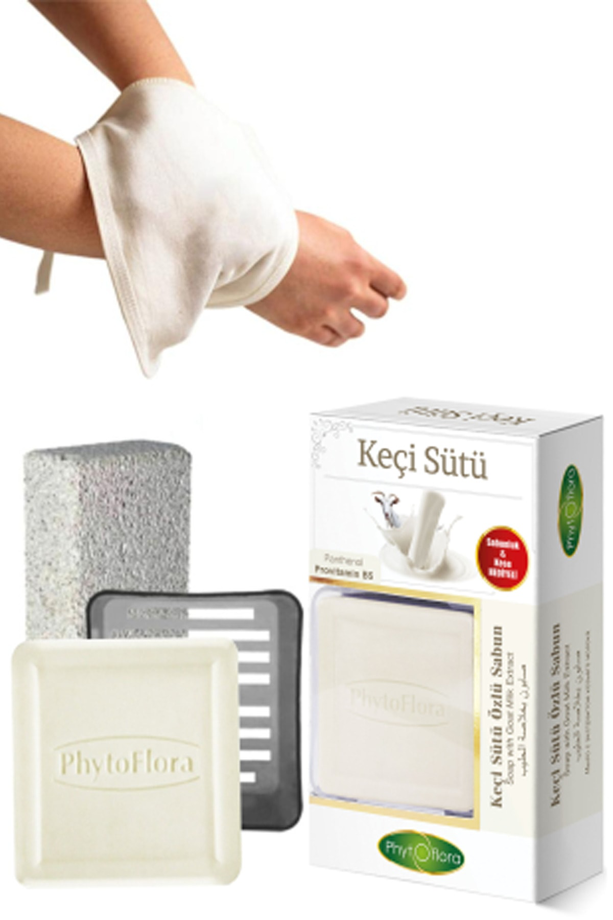 Keçi Sütü Sabunu Ve Banyo Kesesi, Katı Sabunluk