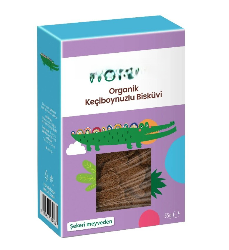 Keçiboynuzlu Bisküvi 55gr