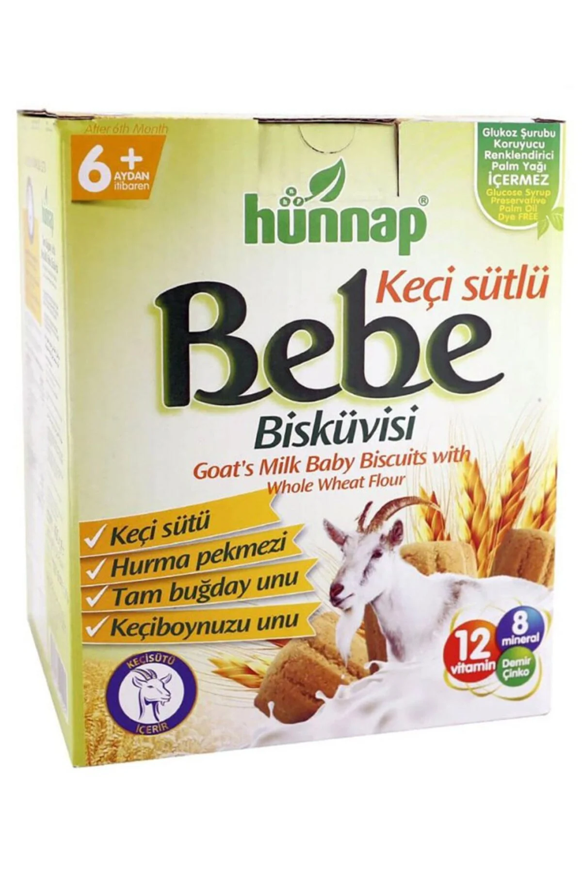 Keçisütlü Vitaminli Bebe Bisküvisi 400 Gr
