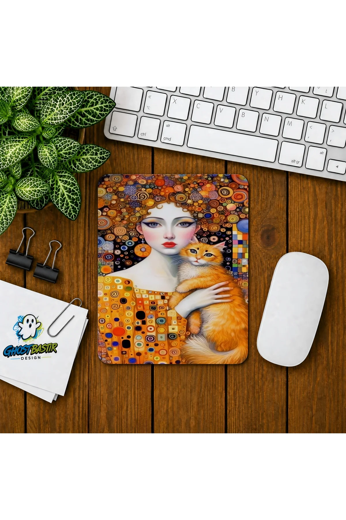 Kedi Annesi Baskılı Oyuncu Mousepad 0113