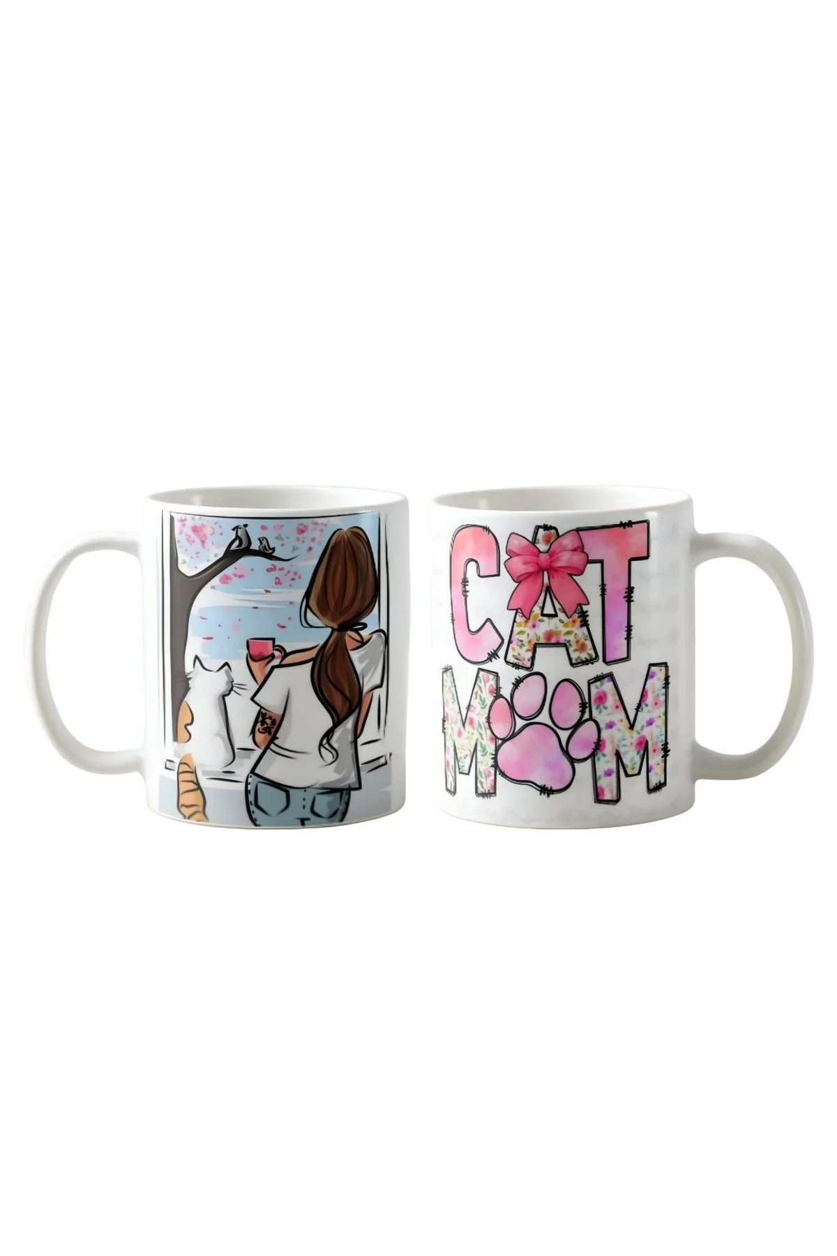 Kedi Annesi Kupa Bardak | Tek Adet K072
