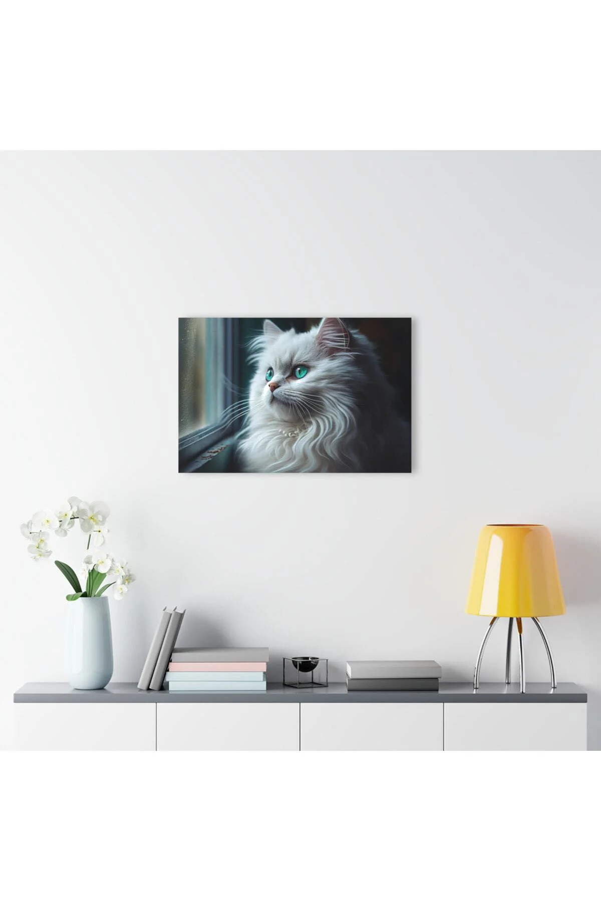 Kedi Cam Tablo Duvar Dekoru