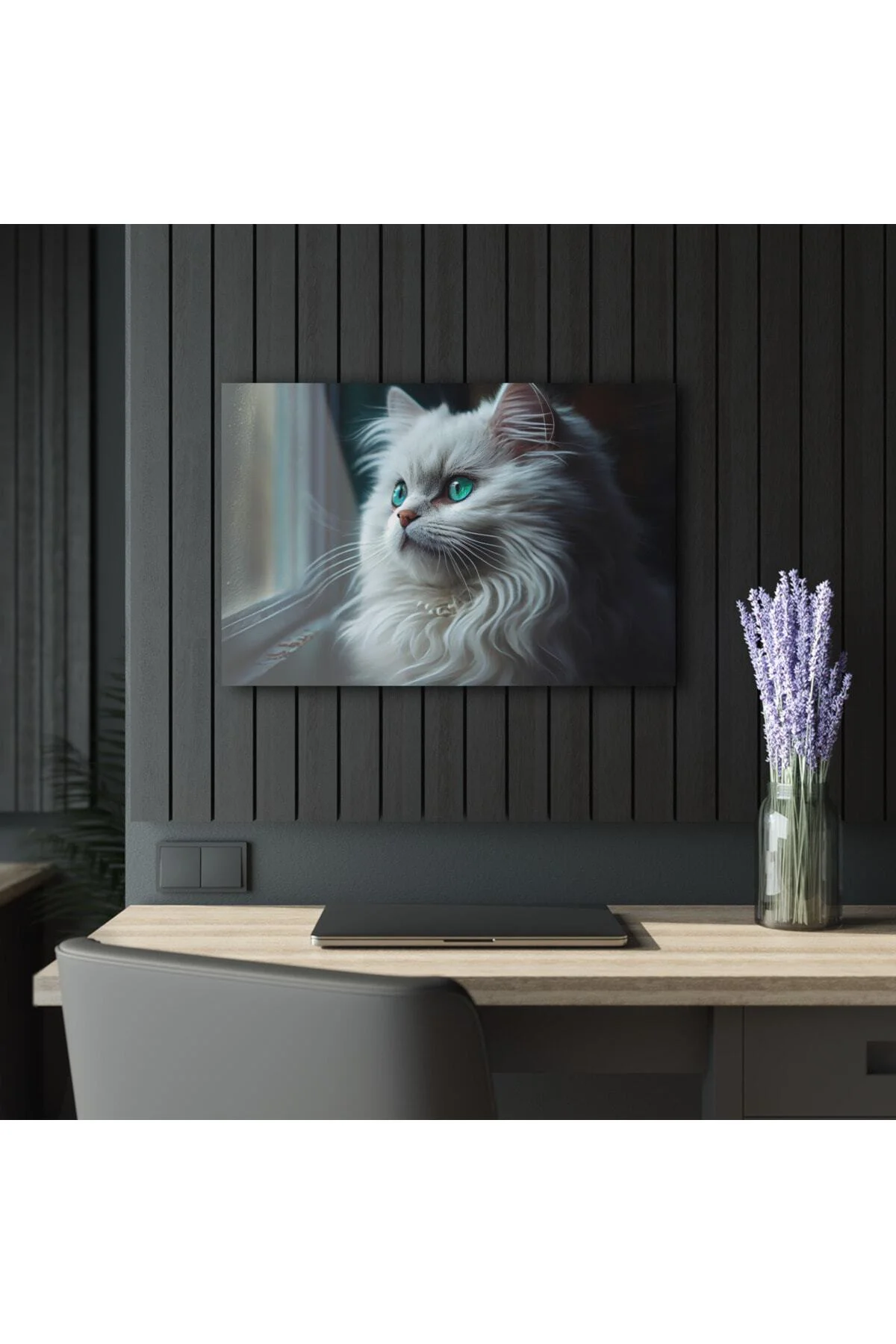 Kedi Cam Tablo Duvar Dekoru