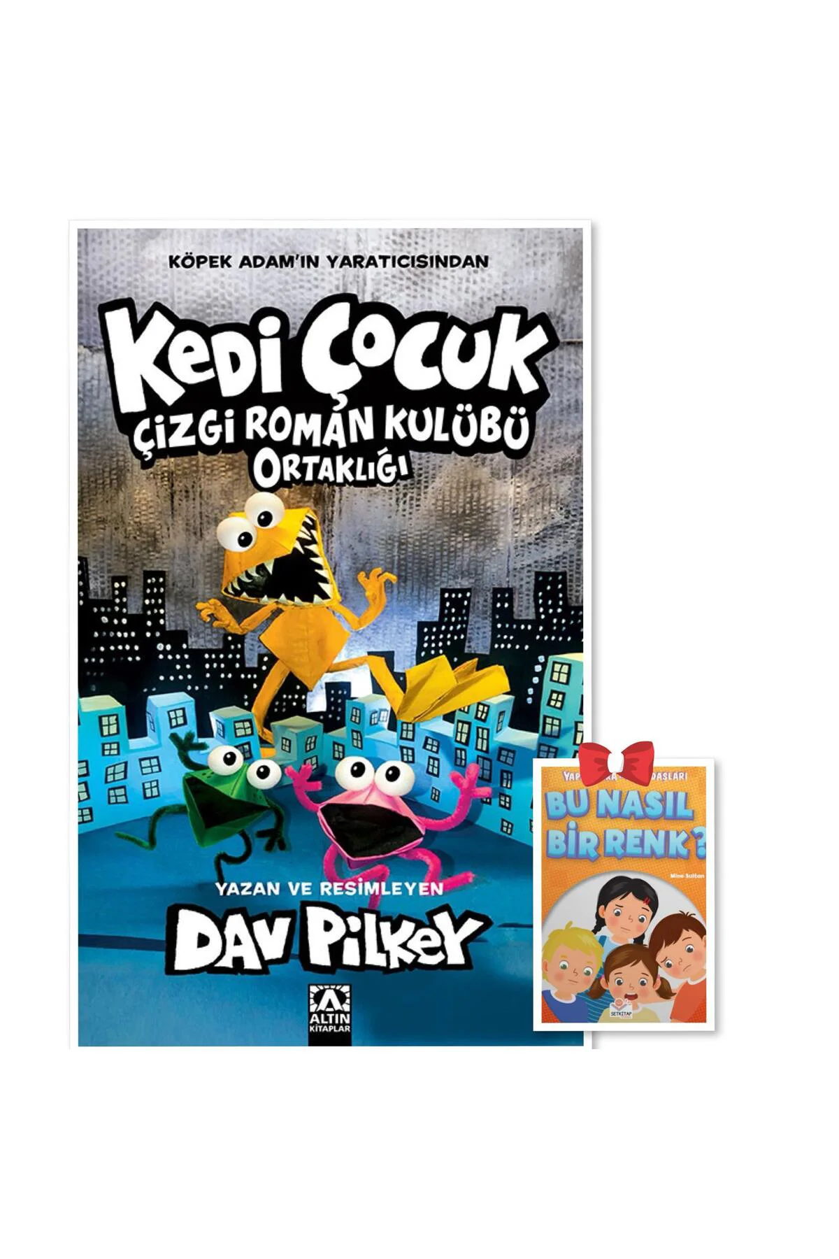 Kedi Çocuk 4 Çizgi Roman Kulübü Ortaklığı Dav Pilkey, Yapay Zeka Fiyatı, Yorumları ve Özellikleri