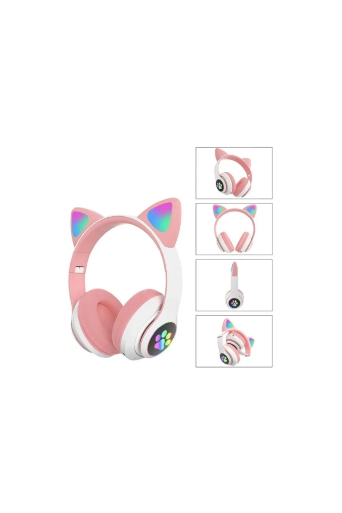 Kedi Figürlü Bluetooth Kulaklık