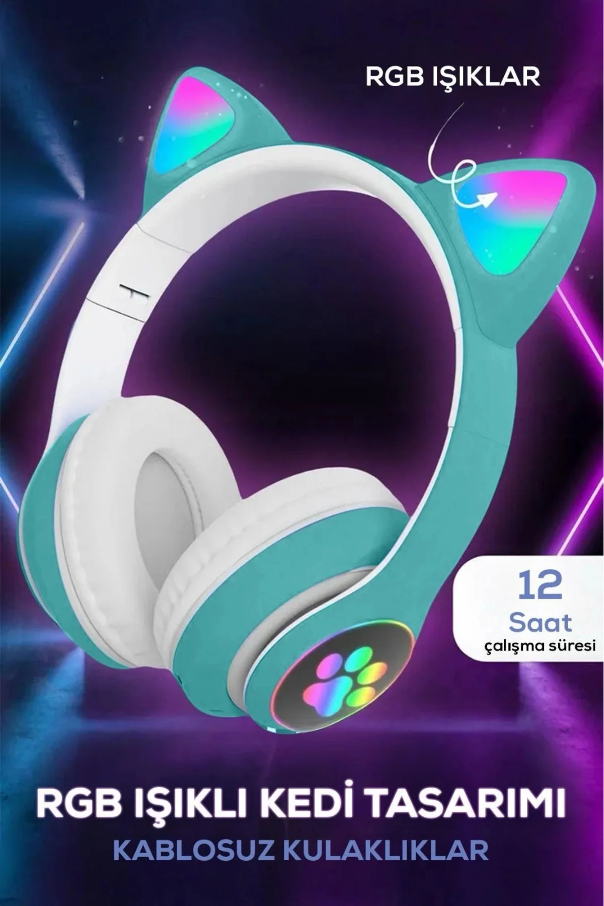 Kedi Figurlu Kulaklık - Lisinya