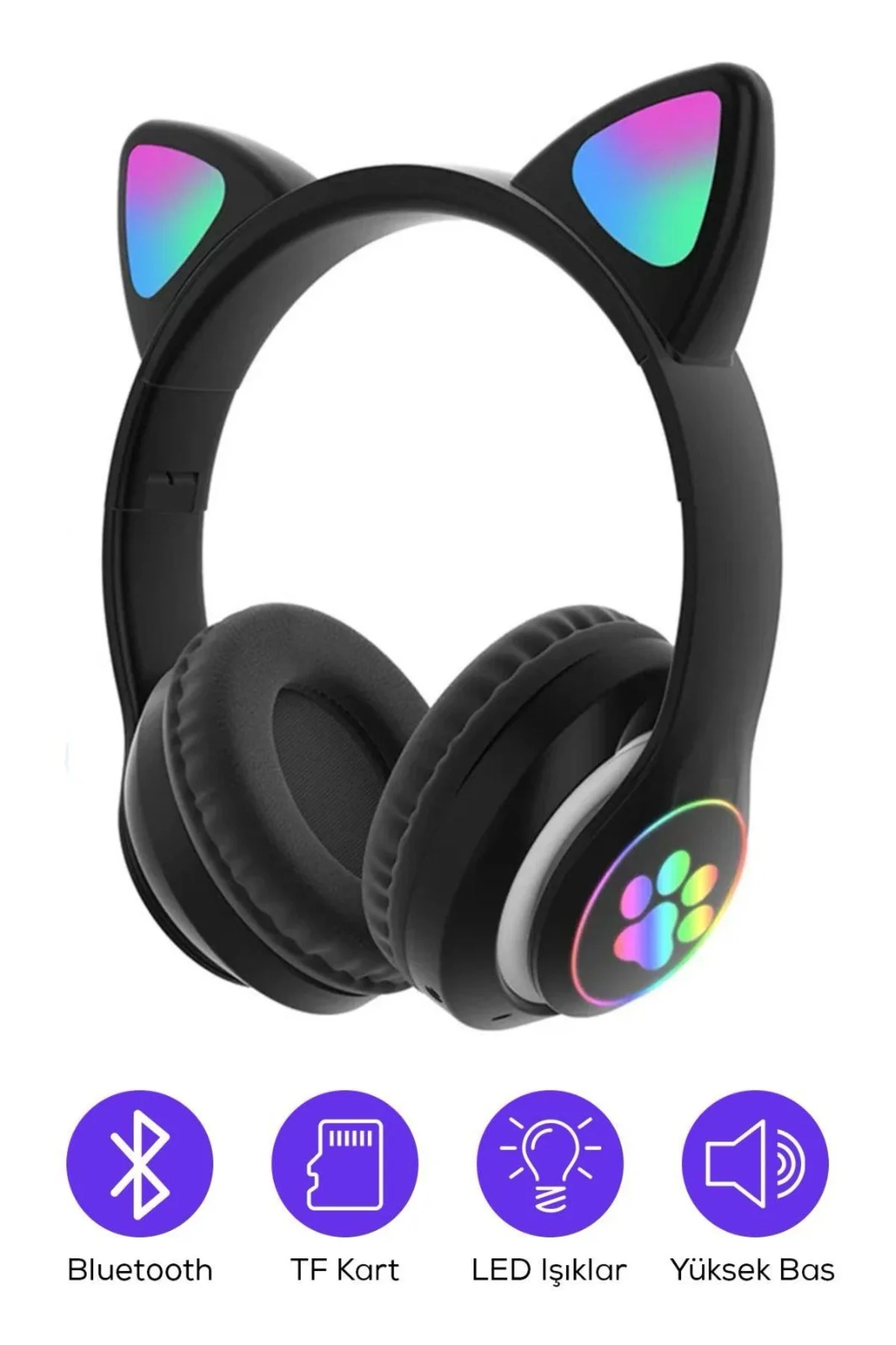 Kedi Figurlu Kulaklık - Lisinya