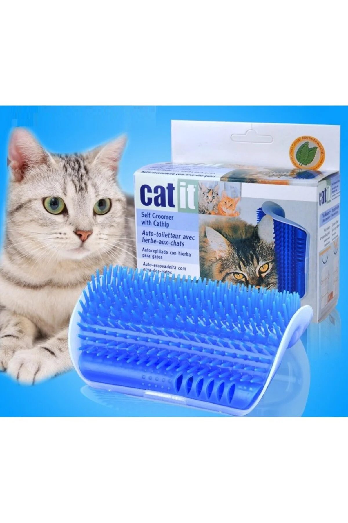 Kedi Kaşıma - Kaşınma Aparatı (KEDİ NANESİ HEDİYELİ) (HOBİCİTY)