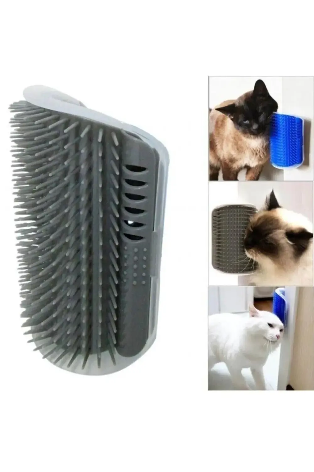 Kedi Kaşınma Tırmalama Ve Sürtünme Aparatı Kedi Masaj Fırçası