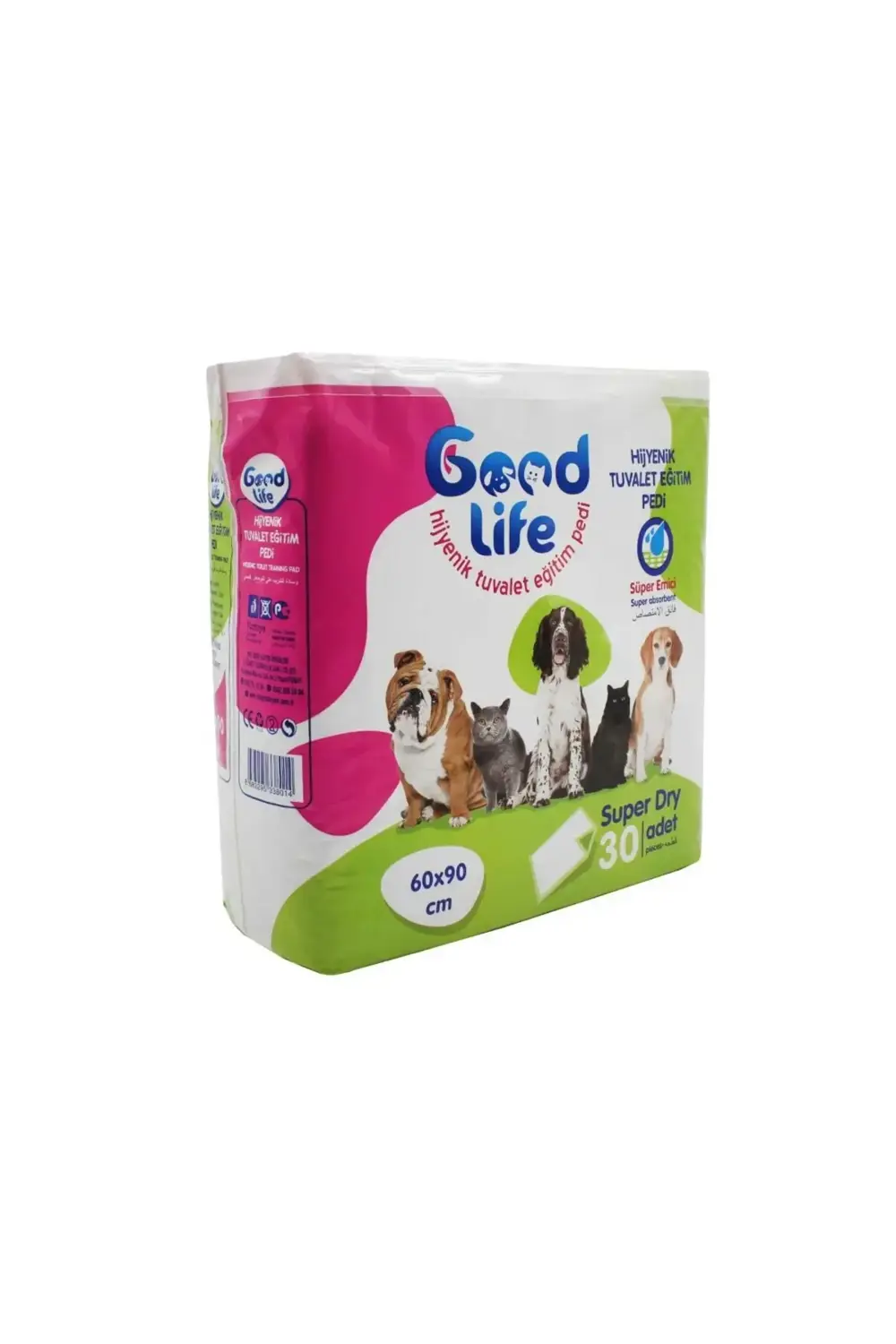 Kedi Köpek Çiş Pedi Serme 60x90cm 30 Adet