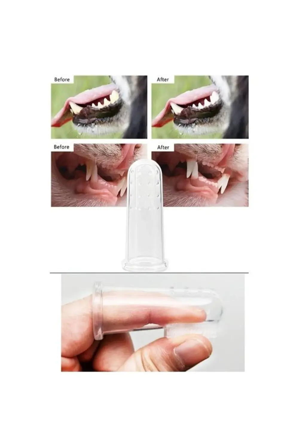 Kedi Köpek Diş Temizleme Fırçası