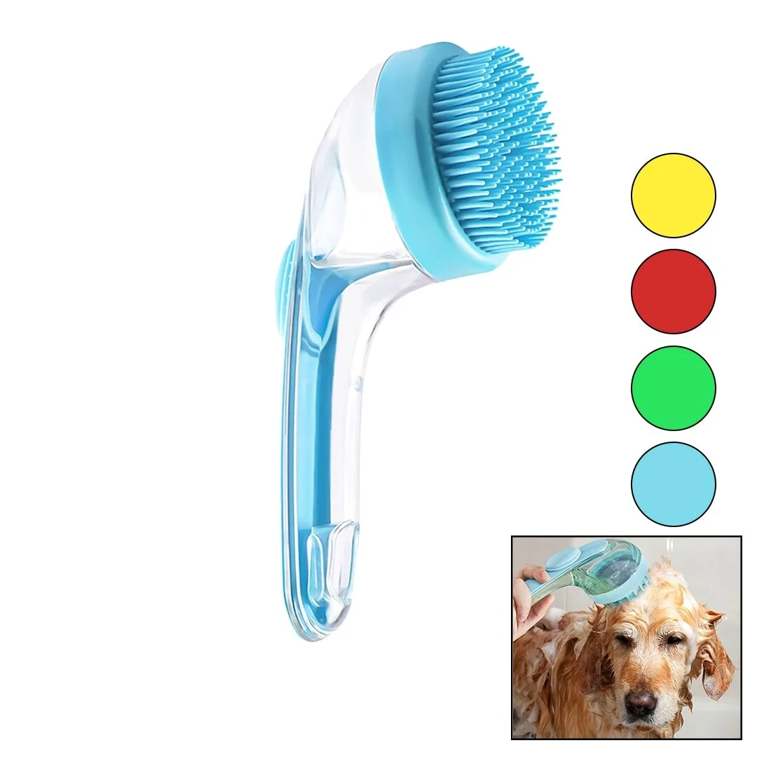 Kedi - Köpek - Evcil Hayvan Yıkamafırçası Silikon Şampuan Hazneli=mika Kristalplastik Sap Bx40 Fiyatı, Yorumları ve Özellikleri