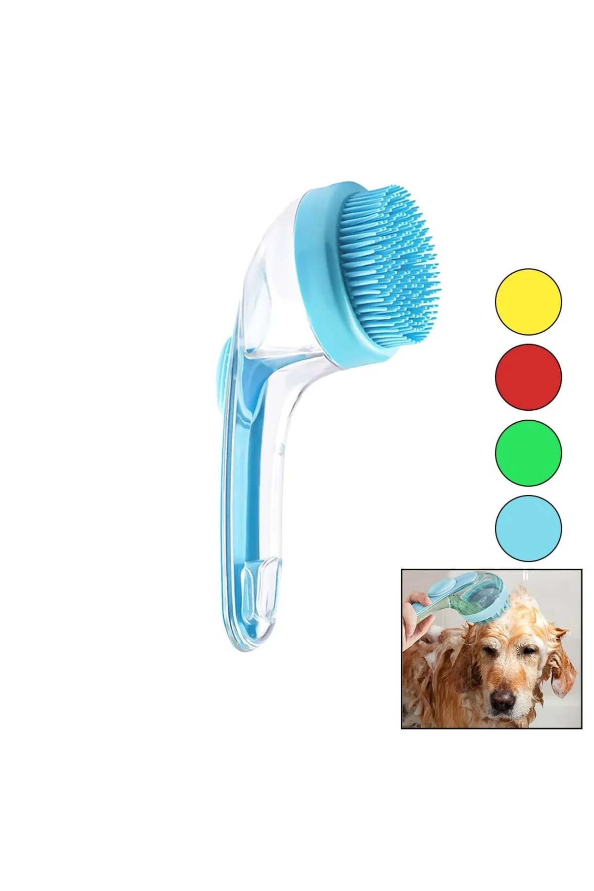 KEDİ - KÖPEK - EVCİL HAYVAN YIKAMAFIRÇASI SİLİKON ŞAMPUAN HAZNELİ=KA KRİSTALPLASTİK SAP