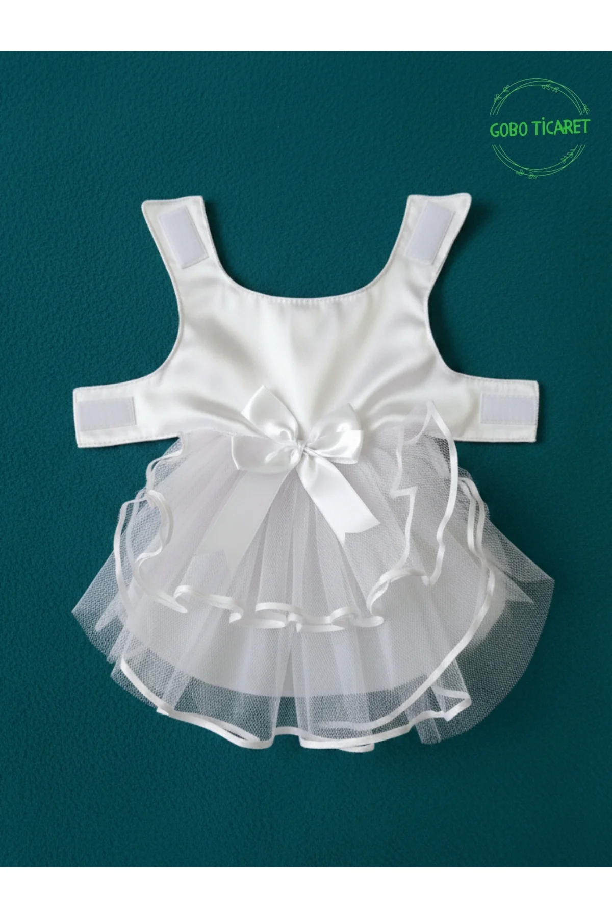 Kedi Köpek için Şık Tasarım Gelinlik & Doğum Günü Abiyesi Parti K