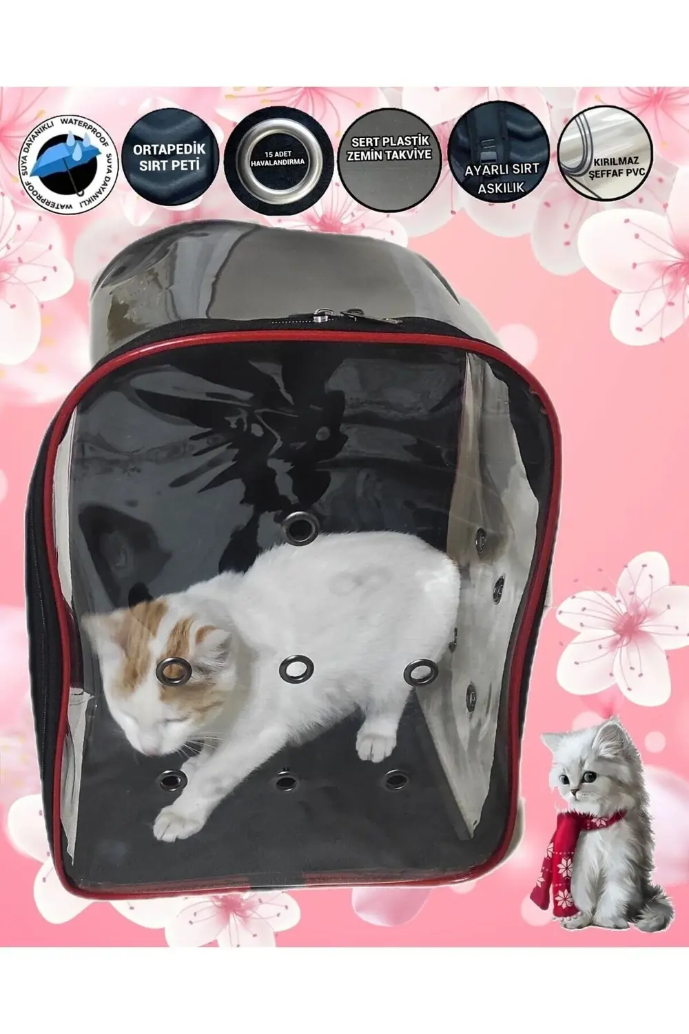 Kedi Köpek Kuş Taşıma Çantası