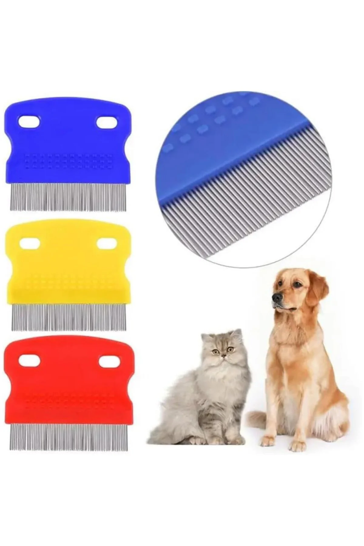 Kedi Köpek Pire Tarağı ve Gözyaşı Lekesi Tarağı 1.Sınıf Kaliteli
