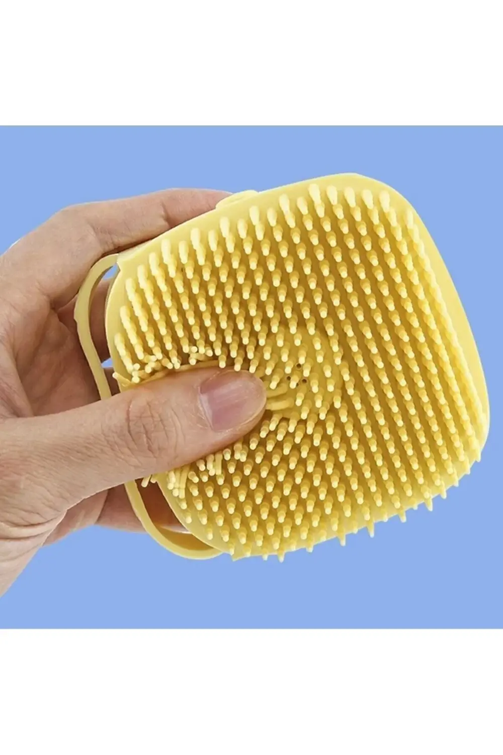 Kedi Köpek Şampuan Hazneli Yıkama Fırçası Kedi Köpek Yıkama Fırça