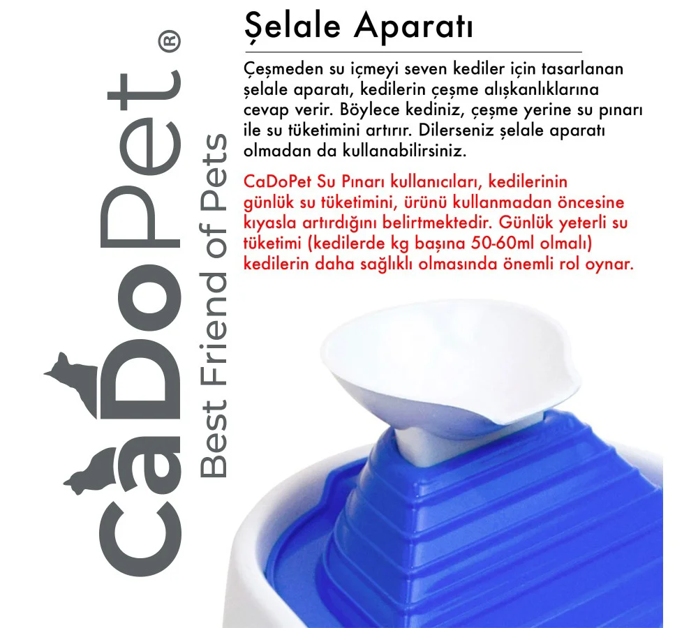 Kedi Köpek Su Pınarı Şe 2 Litre - 5 volt ( usb&amp;#039;li ) Pembe Fiyatı, Yorumları ve Özellikleri