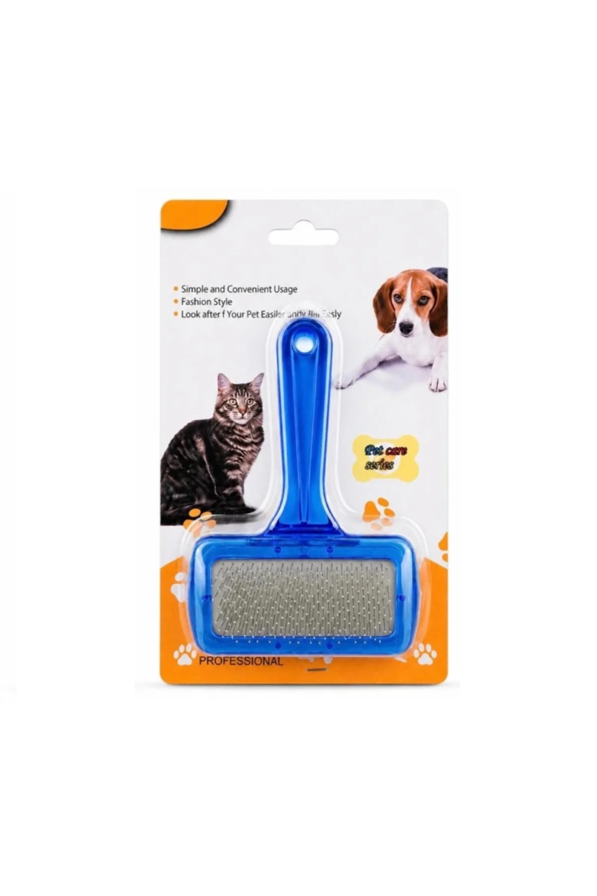 Kedi Köpek Tarağı - Evcil Hayvan Tüy Toplama Tarağı - Metal Uçlu Kedi Köpek Tarağı - Evcil Hayvan Tüy Toplama Tarağı - Metal Uçlu - Görsel 5