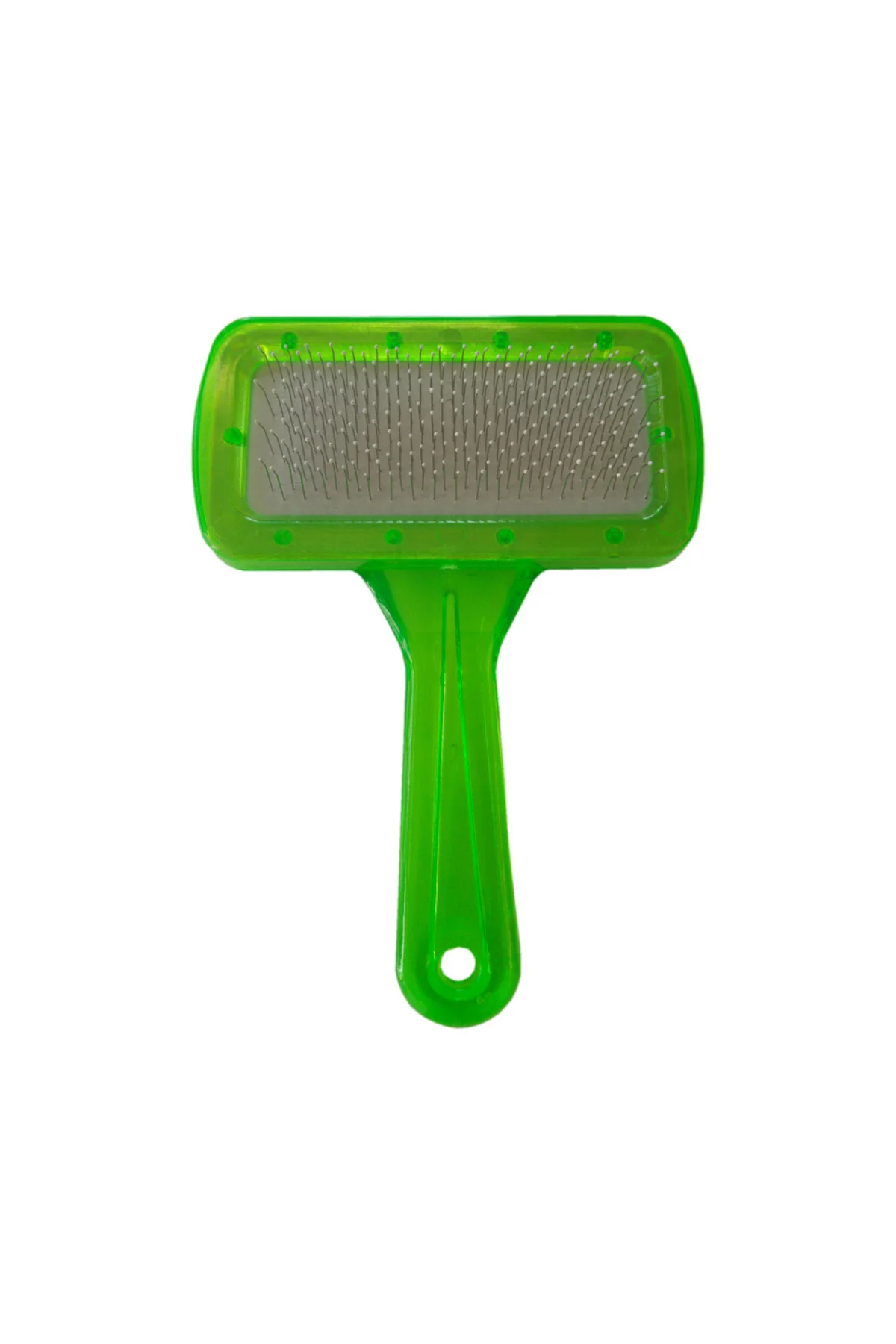 Kedi Köpek Tarağı Şeffaf 9*14 cm Yeşil
