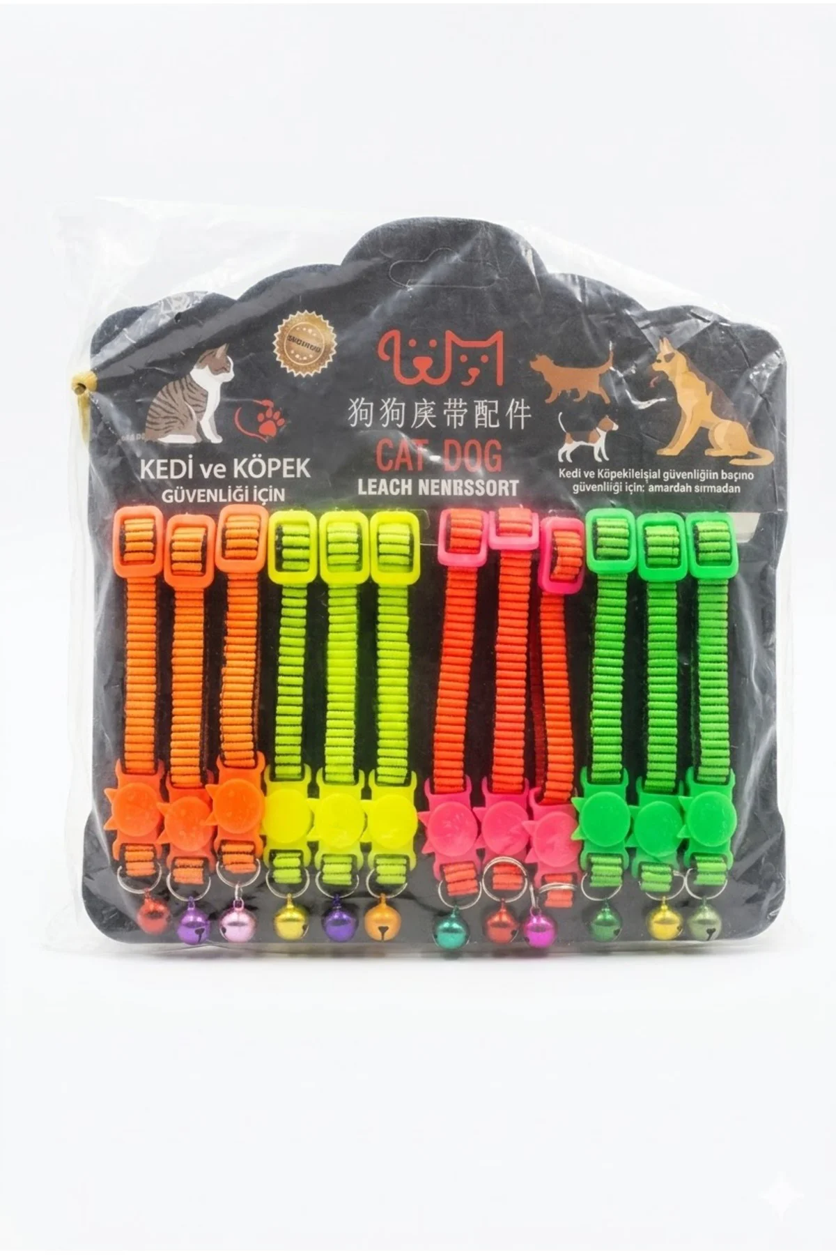 Kedi Köpek Tasması 12Li Paket