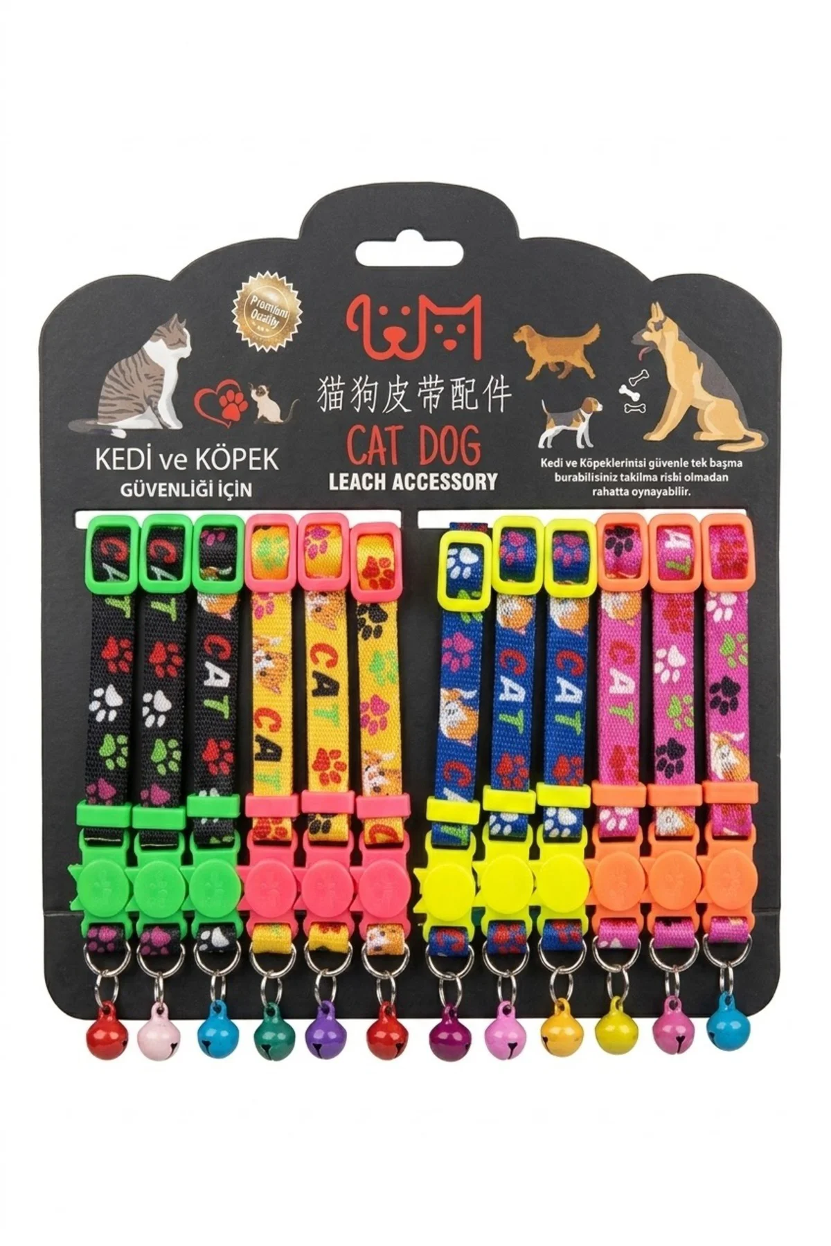 Kedi Köpek Tasması 12li Paket
