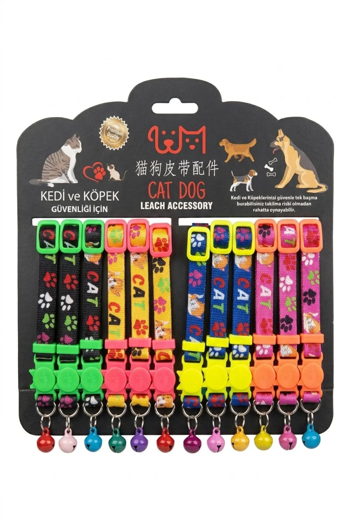 Kedi Köpek Tasması 12li Paket