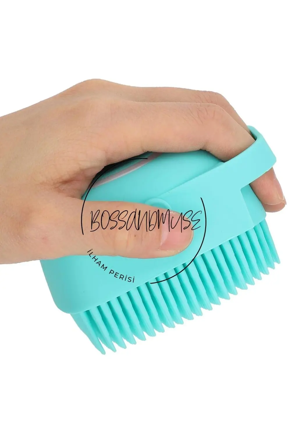 Kedi Köpek Temizleme 80 Ml Şampuan Hazneli Kaşıyıcı Tüy Toplayıcı