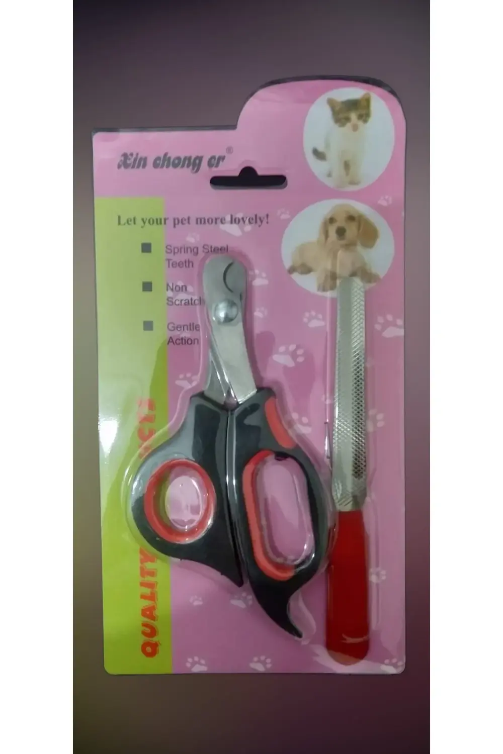 Kedi Köpek Tırnak Makası ve Törpü Seti