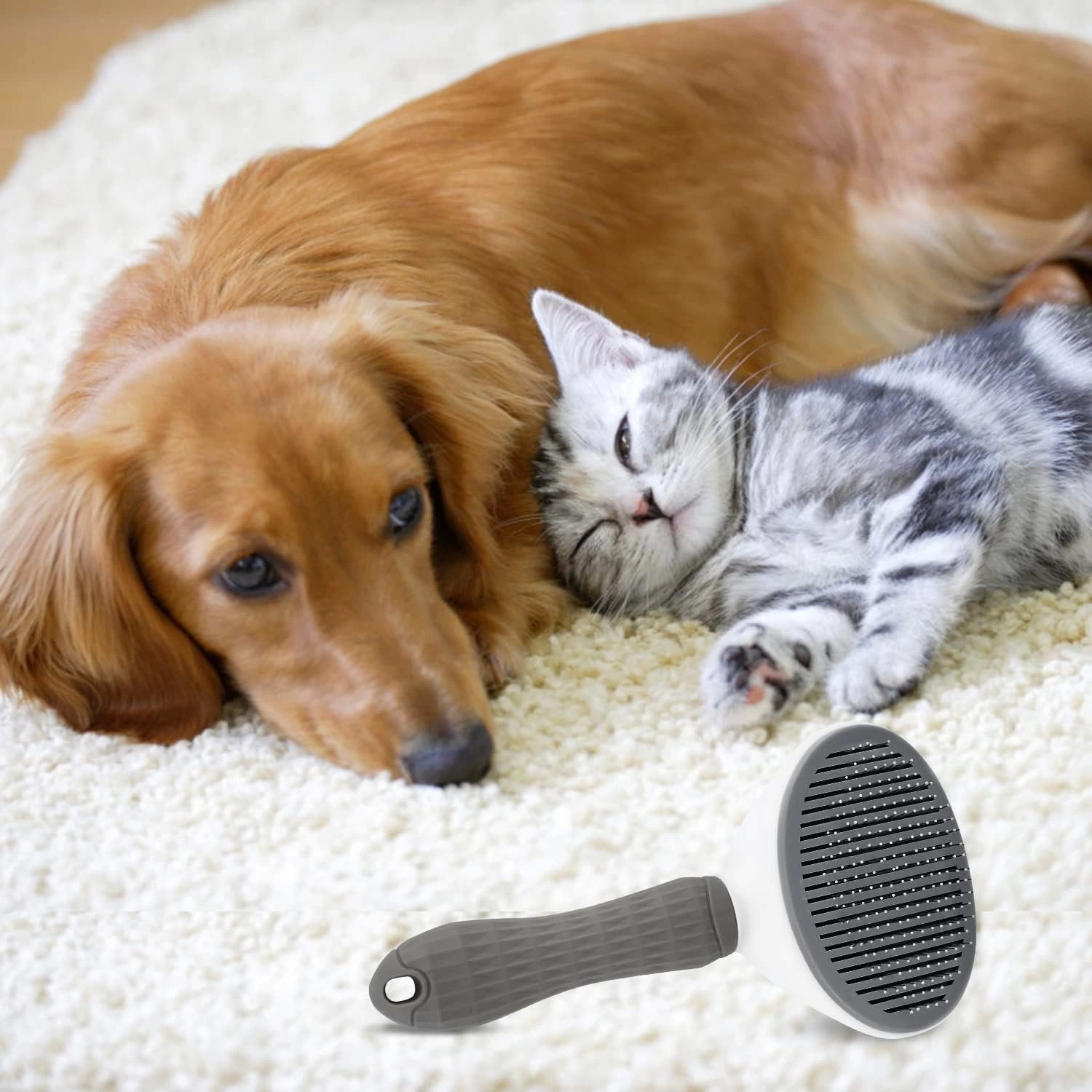 Just Cheap Store Kedi Köpek Tüy Toplayici  Pet Tarak 20 Cm