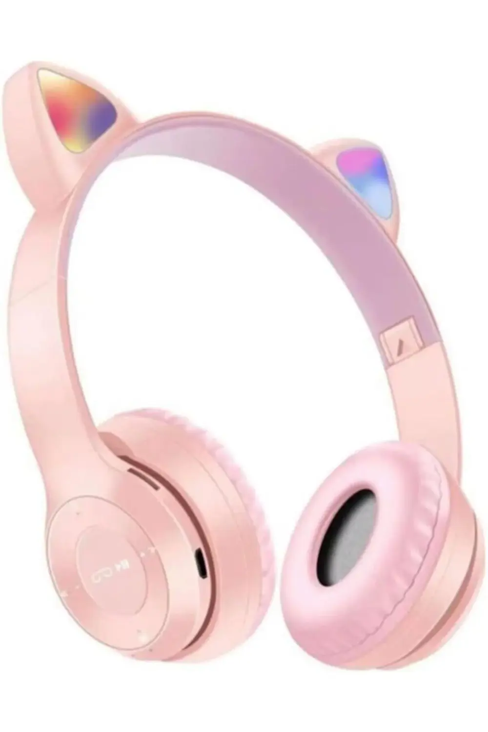 KEDİ KULAKLI RENKLİ BLUETOOTH HD SES KALİTELİ DAHİLİ MİKROFONLU H